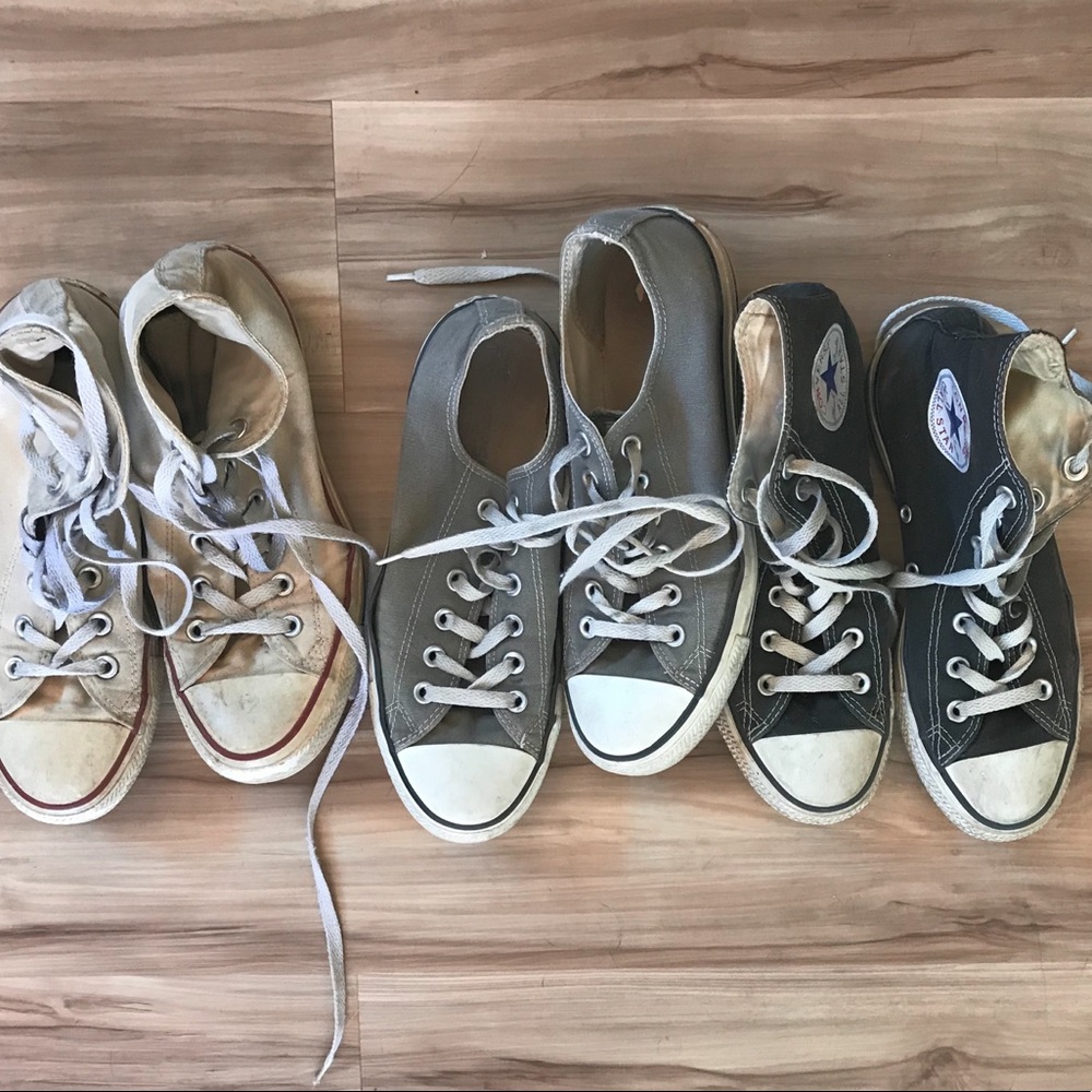SOLD Bundle converse WORN size 8/9